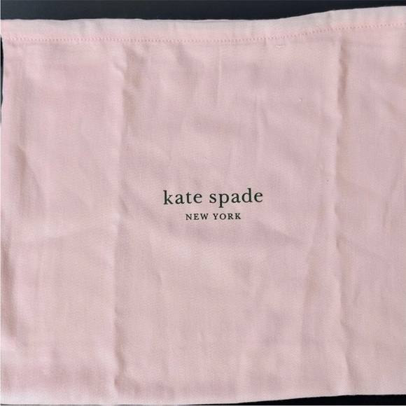 NWT Kate Spade White Tan Nicola Wicker Gold Hardware Heart Twistlock Crossbody - Picture 11 of 15